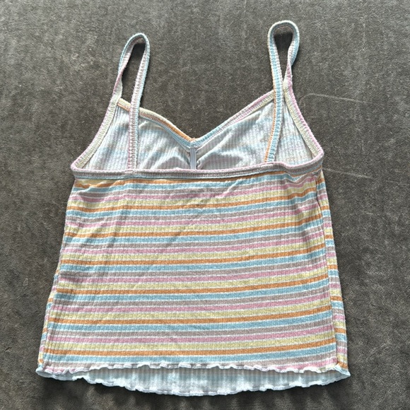 Pac Sun tank top bundle. Includes (2) tank tops. 1 solid 1 strips. Both size XS - Picture 6 of 8
